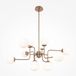 Maytoni Erich kroonluchter goud – hanglamp met 12 bollen
