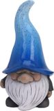 Merkloos / Sans marque Koopman International Tuinkabouter gnoom met blauwe muts 23 cm - Tuinbeeld - Tuindecoratie kabouter