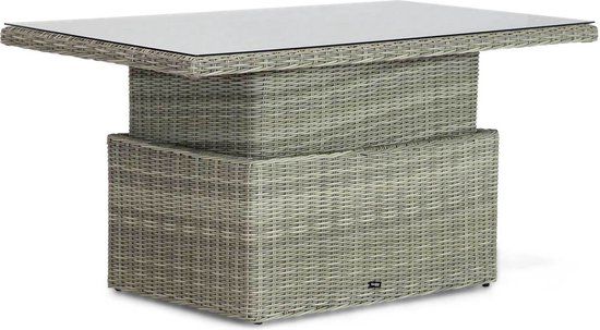 Garden Collection Hamilton Loungetafel - Kunststof - Taupe-naturel-bruin