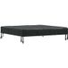 Uni Black Housse de table 112 x 112 x 15 cm Tissu