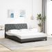 Maison Exclusive - Cadre de lit sans matelas gris foncé 160x200 cm tissu