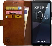 Rosso Element Sony Xperia 10 VI Hoesje Book Case Wallet Bruin