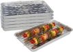Gerimport barbecue grillplaat - 18 stuks - 34 x 23 cm - Aluminium