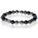 Memphis heren armband Onyx Agaat Hematiet kralen
