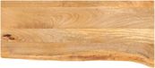 vidaXL Tafelblad met natuurlijke rand 80x40x3,8 cm massief mangohout