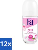 Fa Pink Passion Déodorant Roll-on - 12 x 50 ml