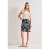 Street One Knielange rok in wikkel-look
