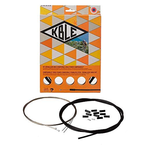 Transfil Campag Ergo Schaltkabelset - Edelstahl - Schwarz