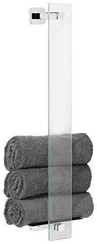 tesa ELEGAANT Handdoekhouder incl. klevende adapter voor bevestiging - Metaal - Verchroomd