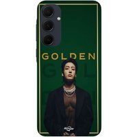 Maniacase Coque Pour Samsung galaxy A55 Album 2024 Golden jungkook BTS