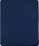 vidaXL - Hoeslaken - jersey - 140x200 cm - katoen - marineblauw