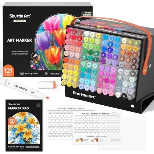 Shuttle Art 120 Kleuren Alcohol Markers