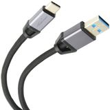 KabelDirekt – USB-A naar USB-C-kabel – 5x 2m – USB 3.2, 5Gbps, zwart