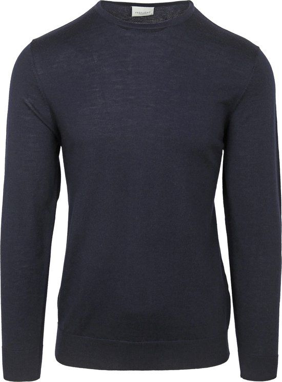 Profuomo Merinowol Pullover - Navy - XL - Heren