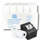 Double Dragon Premium Thermisch Bonpapier 80 x 80 mm voor EPOS-printers, POS-terminals, Kassasystemen [Verpakking van 10]