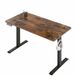 Happiq Bureau électrique assis-debout - 120x60cm Marron
