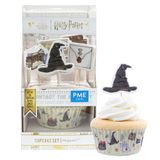 PME Harry Potter Cupcake Vormpjes & Toppers Hogwarts - Set van 24