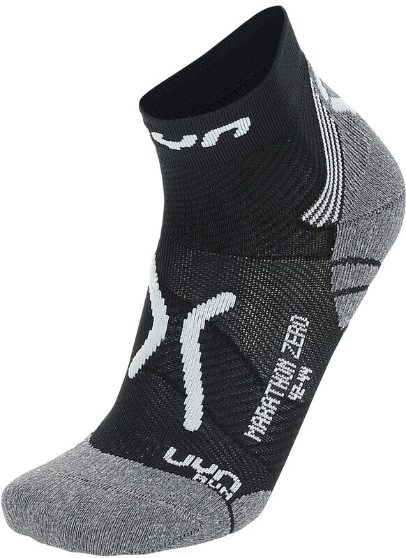 UYN Run Marathon Zero Sokken Heren, black/white/grey