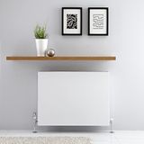 Hudson Reed Radiateur plaque convecteur type 22 (T22) horizontal plat design - blanc | 80cm x 60cm - 1367 Watt | Merus