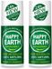 Happy Earth 2 x Déodorant Roll-On Bergamot Cèdre 75 ml