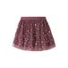 GUPPY MINI jupe courte en tulle à pois - lilas