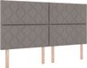 vidaXL Boxspringbed met hoofdeinde Taupe 180 x 200 cm Stof