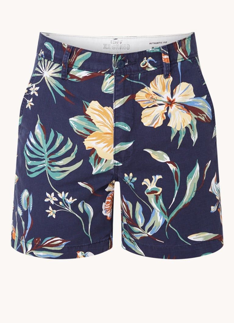 Levi's Authentic Straight Fit Floral Print Chino Shorts