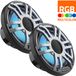Hertz HMX 6.5 S-LD-G - 6.5" haut-parleurs coaxiaux marins sport haute performance avec LED RVB, jeu de 2