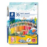 Wateroplosbare STAEDTLER Noris Aquarell 144 Watercolour Pencils, 36 colours