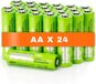 100% Peak Power AA Oplaadbare Batterijen - 2300 mAh - 24 stuks