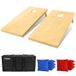 GoSports Premium Cornhole Set van massief hout - kies tussen 4 voet x 2 voet of 3 voet x 2 voet speelborden, inclusief set van 8 maïsgaten werpzakken