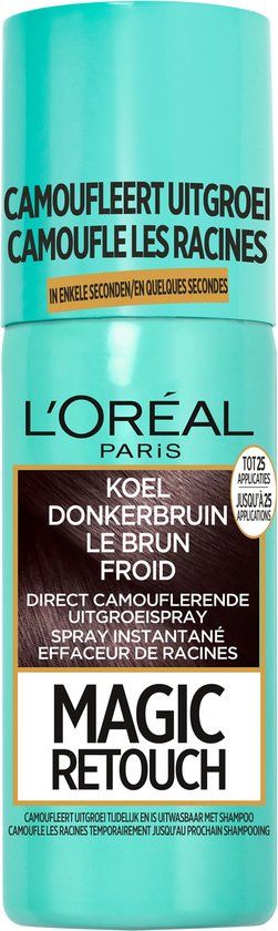 L'Oréal Paris Magic Retouch - Koel Donkerbruin - Uitgroeispray - 75ml