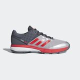 ADIDAS COURT STABIL Chaussures de handball homme Taille 44.5 Gris/Rouge/Acier inoxydable