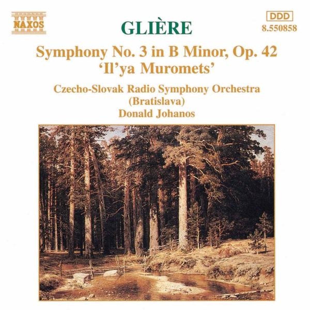 OUTHERE Gliere Reinhold Moritsevich: Sinfonia Nr 3 Opus 42 'ilya Murometz' - CD