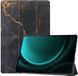 imoshion Tablet Hoes - Geschikt voor Samsung Galaxy Tab S10 Plus / Galaxy Tab S9 11.0 inch FE Plus / Galaxy Tab S9 11.0 inch Plus - Trifold design - Black Marble