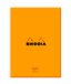 RHODIA 194054C - Box met Memoblok N°13 Oranje - A6-11,5 x 16 cm - Dot (Stippen) - 240 Afscheurbare Vellen 80 g/m² - Praktisch en Compact - Collectie Rhodiatime