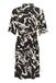 KAFFE Women's Shirt Dress Half Sleeves Buttons Belted Knee Length Regular Fit