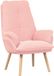 vidaXL Fauteuil Roze 69 x 74 x 93 cm Sherpa Stof
