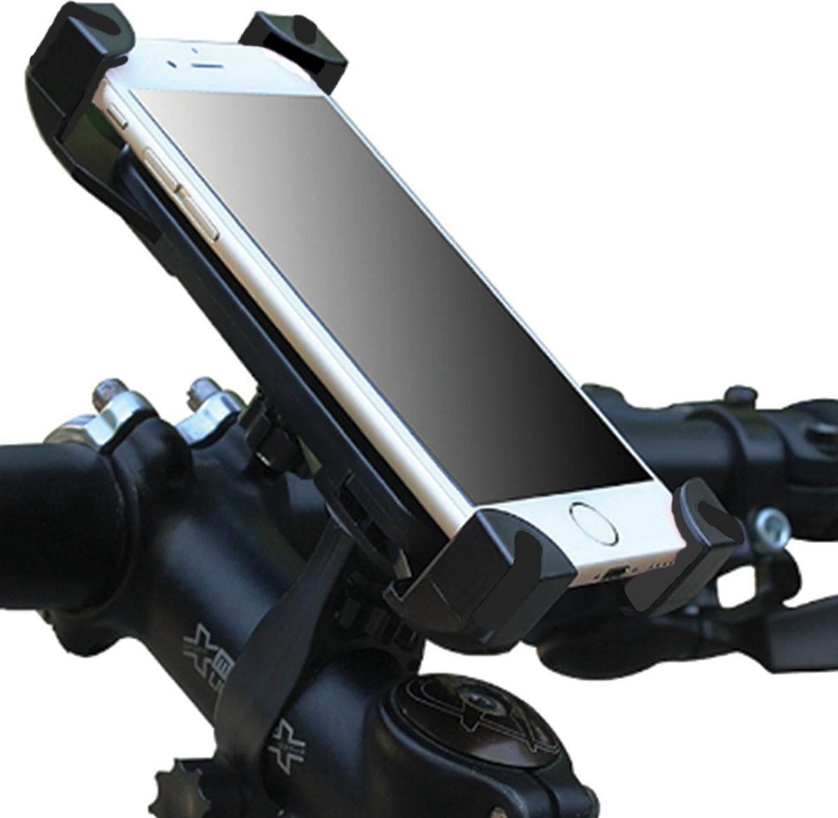 Drphone FH2 Universeel Fietshouder Voor Fietsstuur - Geschikt Voor Alle Smartphones Zwart