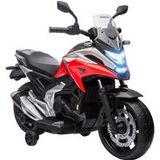 Honda Moto Électrique Enfant 12v Porteur Pour 3-6 Ans Avec Musique Et Phares Rouges