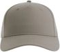 Atlantis Headwear Baseball Cap Fiji Polyester Grijs Unisex Volwassenen Lente/Zomer Klittenband Mode AT223