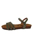 Plakton Sandalen met riem 'Fran Alou' donkergroen