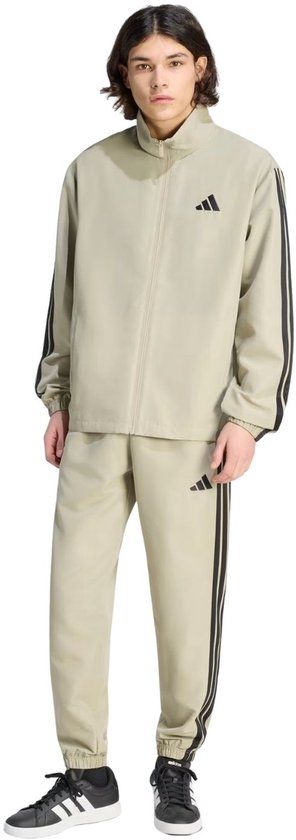 Adidas 3 Stripes Trainingspak heren Beige L