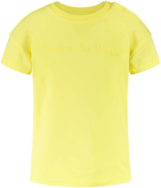 Cars Jeans Kids JAYCA LC TS Yellow T-shirt Meisjes Maat 110