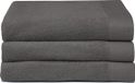 Seahorse Pure - Badhanddoek - Graphite - 60x110 cm - Set van 3