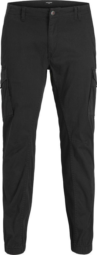 Jack & Jones Plus Cargo broek Plus Size Slim Tapered Fit Cargo broek Zwart