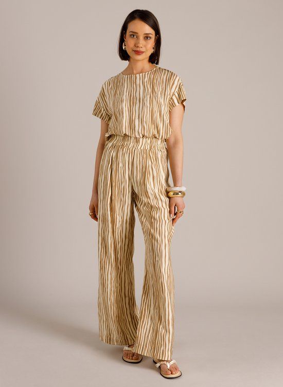 YEST Meline Bottoms - Summer Taupe/Multi C - maat 42