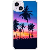 Apple iPhone 15 Palmiers colores Verstevigd hoesje met sublimatie bedrukking