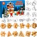 oCreon Adventskalender 2025 voor kinderen - 24 dagen Kerstkalender Cadeaus Puzzelspellen met Metalen en Houten Brain Teaser Puzzels