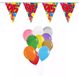Folat Verjaardag 95 jaar feestartikelen set - 50x ballonnen - 2x leeftijd print vlaggenlijnen